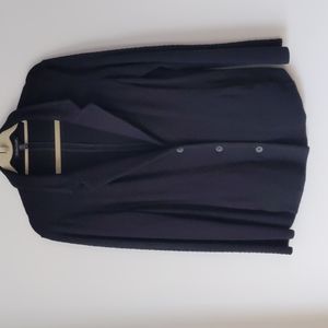 Eileen Fisher Black Knit Blazer Jacket